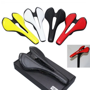 BALUGOE 105g Ultralight Carbon Road Mtb Bike Saddle Racing Bicycle Cycling Seat - Picture 1 of 13