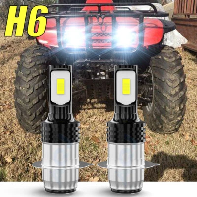 Headlight For Honda 1988-2000 TRX300 FourTrax 300 LED Lights Bulb Foto 1 de 4