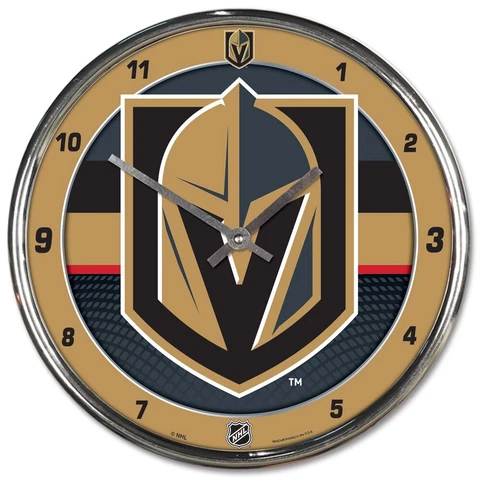 WinCraft Vegas Golden Knights Chrome Wall Clock Cover
