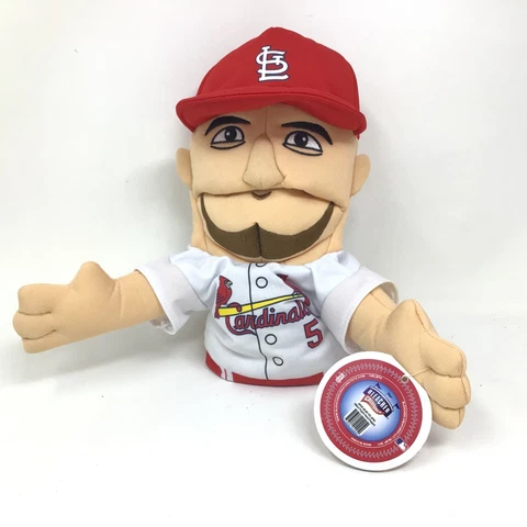 Bleacher Creatures Albert Pujols #5 St Louis Cardinals Hand Puppet Plush w/ Tag Cover
