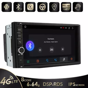 7" Android 12 IPS Car Radio Stereo Double 2DIN CarPlay GPS Navigation WiFi 6+64G - Picture 1 of 24
