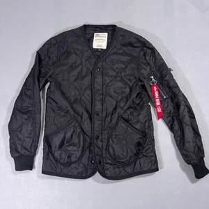 Abrigo de campo acolchado Alpha Industries cebolla 026200 forro abotonado XS - Imagen 1 de 12