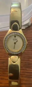 Reloj de Vestir Vintage Citizen Damas Tono Dorado Cristal Gemas Usado NECESITA Batería - Imagen 1 de 7