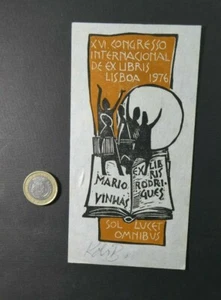 x50 Exibris Internationaler Kongress Lissabon 1976 M.R. Weinberge - Bild 1 von 1