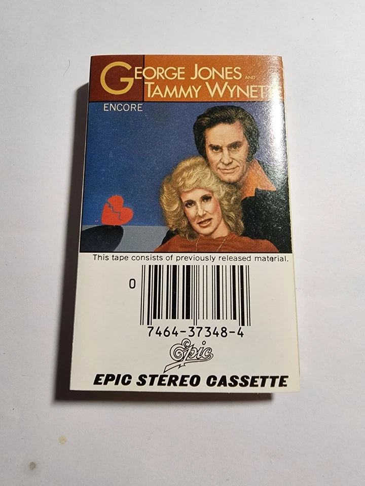 George Jones & Tammy Wynette: Encore (Cassette, 1981, Epic Records) VG+ CS21 - Image 1 of 2