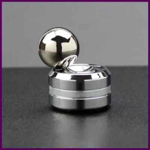 Giocattolo antistress scrivania adulto metallo fidget decompressione ipnosi giroscopio rotante - Foto 1 di 16