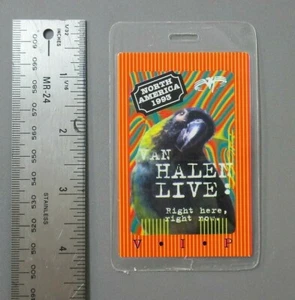 Van Halen Backstage-Pass Otto laminiert genau hier genau jetzt Nordamerika 1993! - Bild 1 von 1