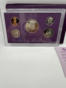 1990-S Proof Set United States US Mint Original Government Packaging Box & COA - Picture 1 of 12