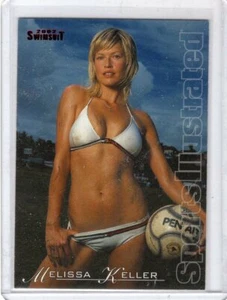 MELISSA KELLER 2002 SPORTS ILLUSTRATED SI SWIMSUIT #SP3 "RED FOIL" PROMO CARD - Picture 1 of 2