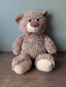 Peluche Orsacchiotto Marrone Tan Shaggy 15" Homerbest - Foto 1 di 11