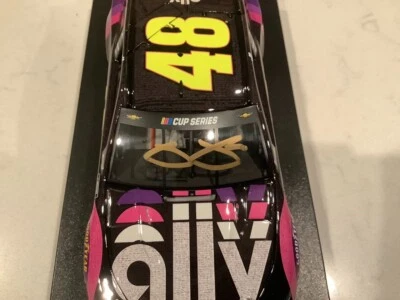 JIMMIE JOHNSON AUTOGRAFADO 2020 CHEVY ALLY PLACA PARA JIMMIE ELITE DIECAST E CARTÃO - Imagem 1 de 4