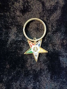 Llavero Orden de la Estrella del Este Divino 9 Llavero Masónico O.E.S. Regalos OES - Imagen 1 de 1