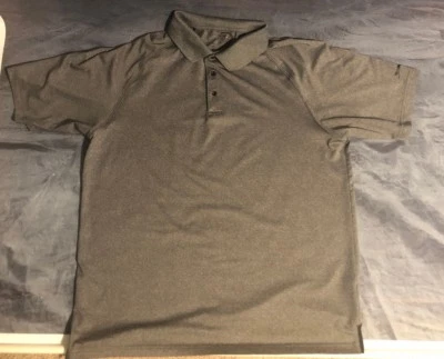 MENS SLAZENGER GOLF SHORT SLEEVE Gray POLO SHIRT XL - Image 1 of 3