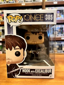 Once Upon A Time Hook With Excalibur 385 Funko Pop Vinyl EXPERT PACKAGING - Picture 1 of 6