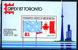 MICRONESIA - BF - 1987 - Capex '87. Mostra Filatelica Internazionale di Toronto - Picture 1 of 1