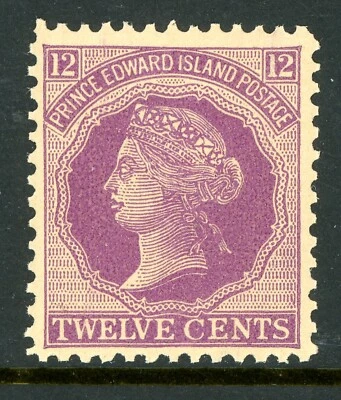 Canada 1872 Prince Edward Island PEI 12¢ Violet Scott #16 MNH T60 - Image 1 of 4