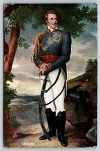 Postal Retrato de Arthur Wellesley Duque de Wellington c1909 1T - Imagen 1 de 2