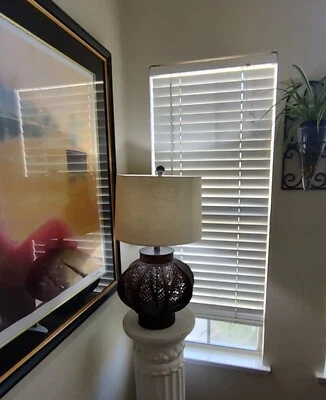 Настольная лампа ротанг/плетеный богемный декор - Изображение 1 из 4