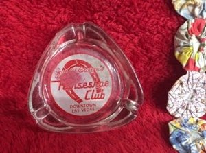 Vintage Joe W Brown's Horseshoe Club Ashtray Downtown Las Vegas Worn But Classic - Picture 1 of 2