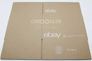 25 Stück 12 Zoll x 10 Zoll x 8 Zoll Versand Verpackung Wellpappe Kartons eBay Logo - Bild 1 von 2