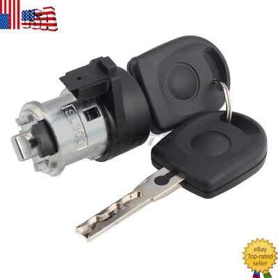 Cilindro de bloqueo de encendido para VW Sedán Volkswagen Jetta Golf Beetle 3B0905855C Foto 1 de 4