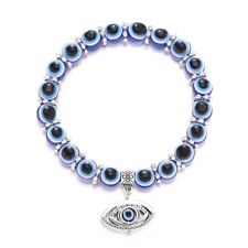 Turkish Hamsa Bead Protection Lucky Bracelet Blue Evil Eye Men Jewellery Gifts