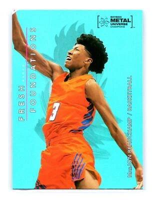 2022 SkyBox Metal Universe #FF15 Marjon Beauchamp Fresh Foundations Aqua - Image 1 of 2