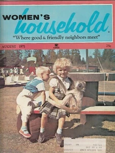 Vintage Women's Household Magazine- august 1971 - Picture 1 of 1