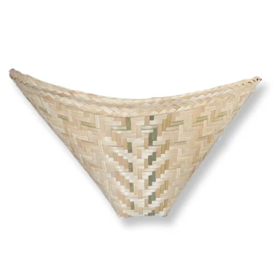 Cesta de vapor de arroz pegajosa tailandesa/laos utensilios de cocina de bambú Foto 1 de 3