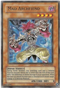 Verrückter Erzunterweltler CSOC-DE003 Silber Rare Yu-Gi-Oh Karte (U) Neu - Bild 1 von 3