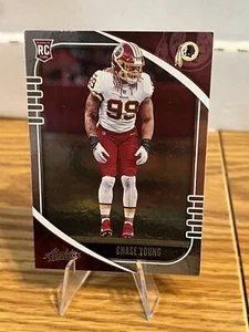 2020 Panini Absolute #117 Chase Young Rookie Washington Redskins - Picture 1 of 2