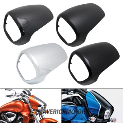 HEAD LIGHT FAIRING COVER FOR SUZUKI BOULEVARD M109R INTRUDER M1800R BOSS 2006-24 - Image 1 of 4