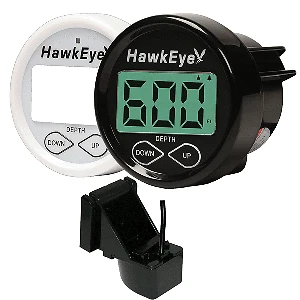 HawkEye DT2B-TM DepthTrax In-Dash Digital Depth Gauge - Transom Mount - Image 1 of 1