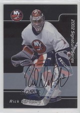 2001-02 ITG Be A Player Signature Series Auto Rick DiPietro #001 Auto
