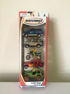 Matchbox - Camp Jeep - 5 Pack - 2000 - MIB - Unopened - Free Post + Track - Picture 1 of 2