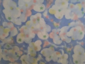 Fleece Fabric. Blue Clouds. Pre-cut at 94" (2yd 22") x 60" - Picture 1 of 1