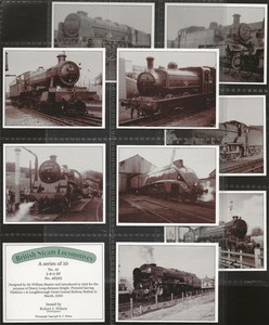 WILSON (ROBERT J.)-FULL SET- BRITISH STEAM LOCOMOTIVES (X10 CARDS) EXCELLENT+++