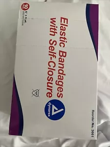 Dynarex Elastic Bandages with SelfClosure, 6" x 5 yds, Provides Compression 10 R - Picture 1 of 2