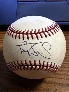 DARRYL FRAGOLA 3 AUTOGRAFATO SOLO BASEBALL FIRMATO! Yankees, Mets! - Foto 1 di 2