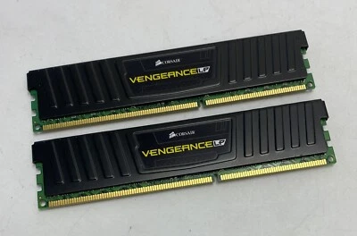 8GB (2 x 4GB) Corsair Vengeance CML8GX3M2A1600C9 PC3-12800U DDR3 Computer RAM - Image 1 of 4