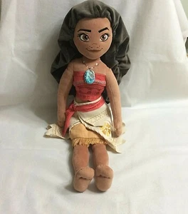 DISNEY STORE MOANA PRINCESS Doll PLUSH STUFFED TOY DOLL SOFT 18” - Picture 1 of 9