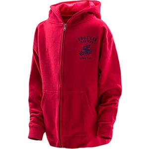 Troy Lee Designs TLD Hand Crafted Zip-Up Hoodie Red Boy's YOUTH Small YS - Picture 1 of 1