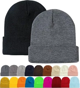 ZOORON 1&2 Pack Beanie for Men Women Slouchy Beanie Hats Winter Knit Caps Soft S - Picture 1 of 131
