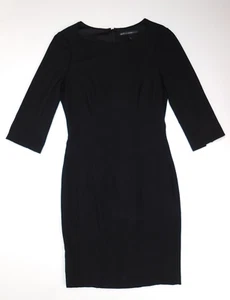 White House Black Market Womens Long Sleeve Black Dress Size 4 - Picture 1 of 12