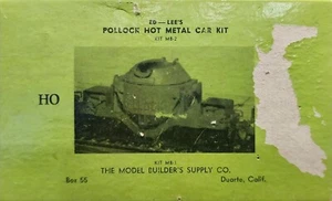 The Model Builder Supply Co. HO Pollck Hot Metal Car Kit MB-2 - Picture 1 of 4