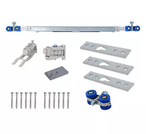 Softclose Einzugsdämpfung Selbsteinzug Beschlag für Holzschiebetüren bis 80 kg - Bild 1 von 3