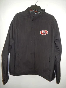 20126 Ropa para hombre NFL SAN FRANCISCO 49ERS CHAQUETA CON CREMALLERA COMPLETA NUEVA NEGRA $89.99 - Imagen 1 de 2