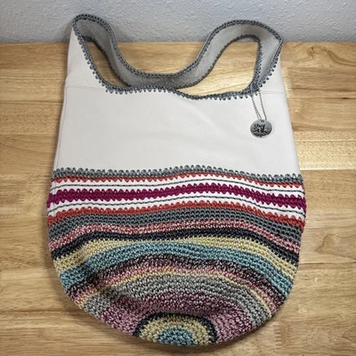 Bolso Cartera The SAK de Cuero a Rayas Volver a Bali 120 Hobo en Amarillo Seminyak Foto 1 de 4