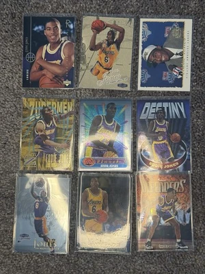 Lot of 36 Different EDDIE JONES Basketball Cards 1995-1999 - Image 1 of 2
