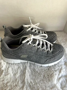 Skechers Synergy 3.0 Flex Elite Shoes Womens Size 9 Gray Memory Foam Sneakers - Picture 1 of 8